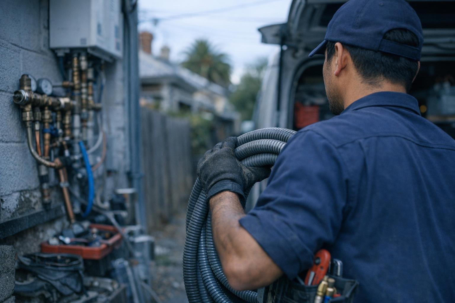 Blocked Drain in Emergency Plumber: Blocked Drain is a plumbing problem where water can't flow freely through — visual guide