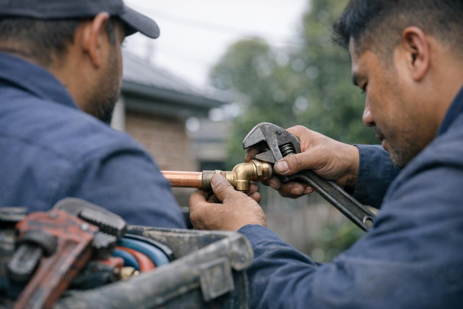 Burst Pipe in Emergency Plumber: Burst Pipe is a plumbing emergency where a water pipe ruptures or — visual guide