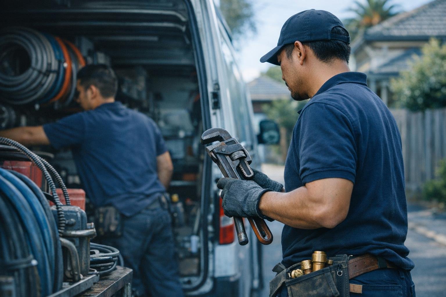 CCTV Drain Inspection in Emergency Plumber: CCTV Drain Inspection is a diagnostic service that uses a small waterproof — visual guide