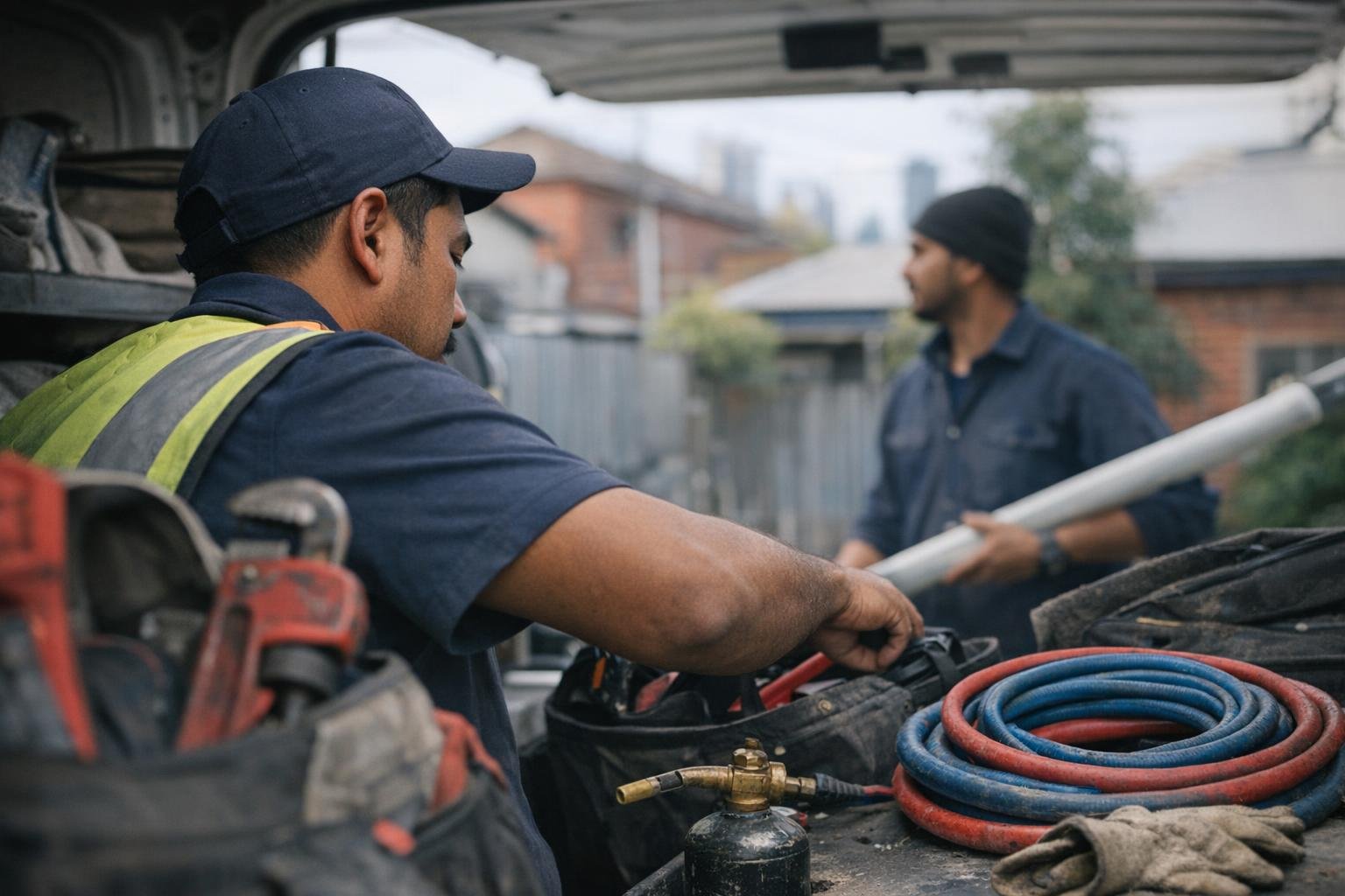 Emergency Water Shut Off in Emergency Plumber: Emergency Water Shut Off is the immediate closure of a home's main — visual guide