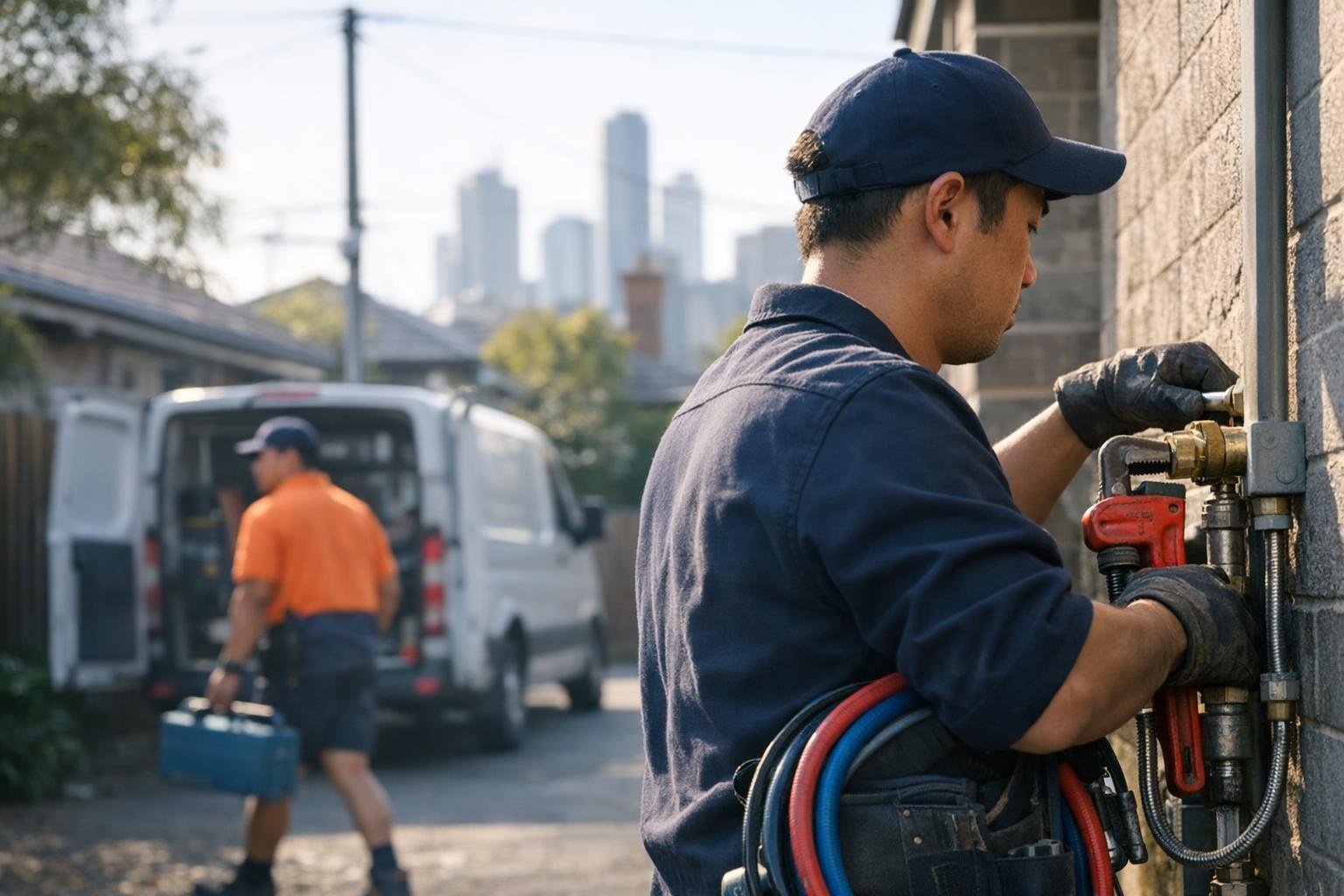 Licensed Plumber in Emergency Plumber: Licensed Plumber is a qualified tradesperson who has completed formal training, passed — visual guide