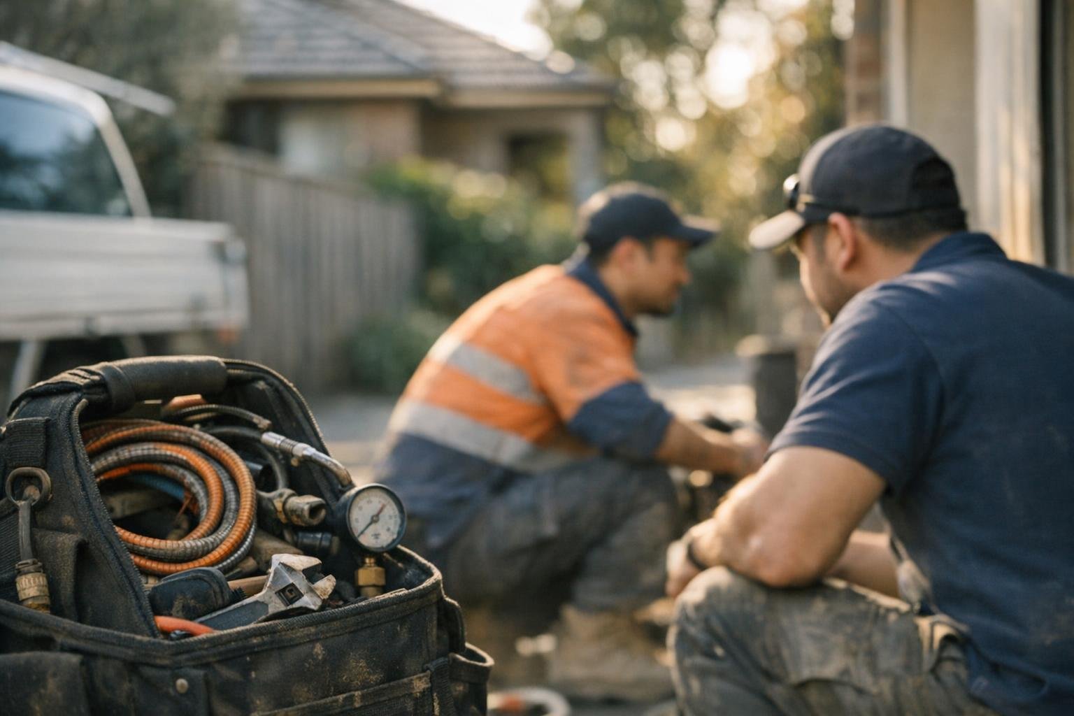 How Outdoor Drain Excavation applies to Emergency Plumber services in Melbourne, Australia — practical illustration