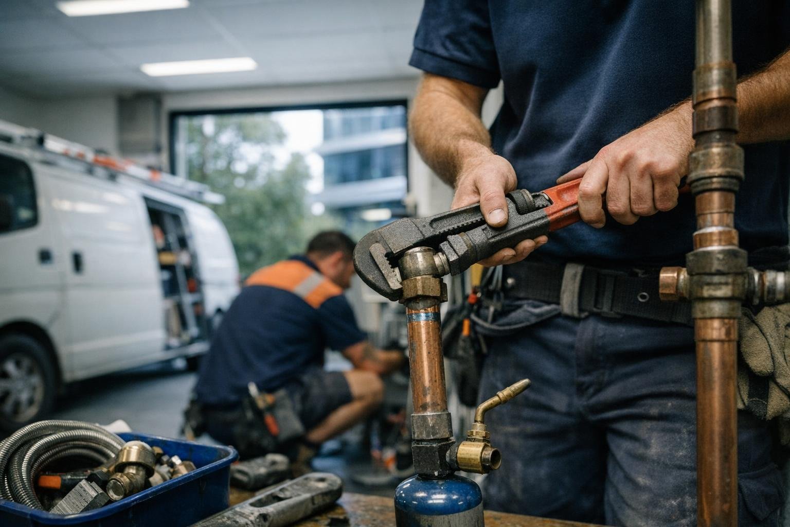 Water Shut Off Valve in Emergency Plumber: Water Shut Off Valve is a device that controls the flow of — visual guide