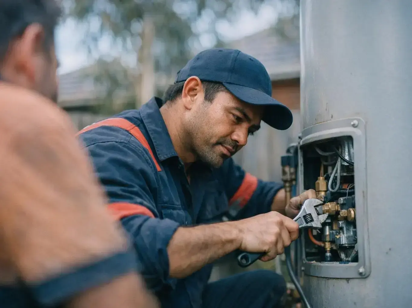Drain camera inspection van parked on Albans Drive, Saint Albans