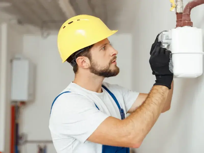 Professional Water Filter Installation process