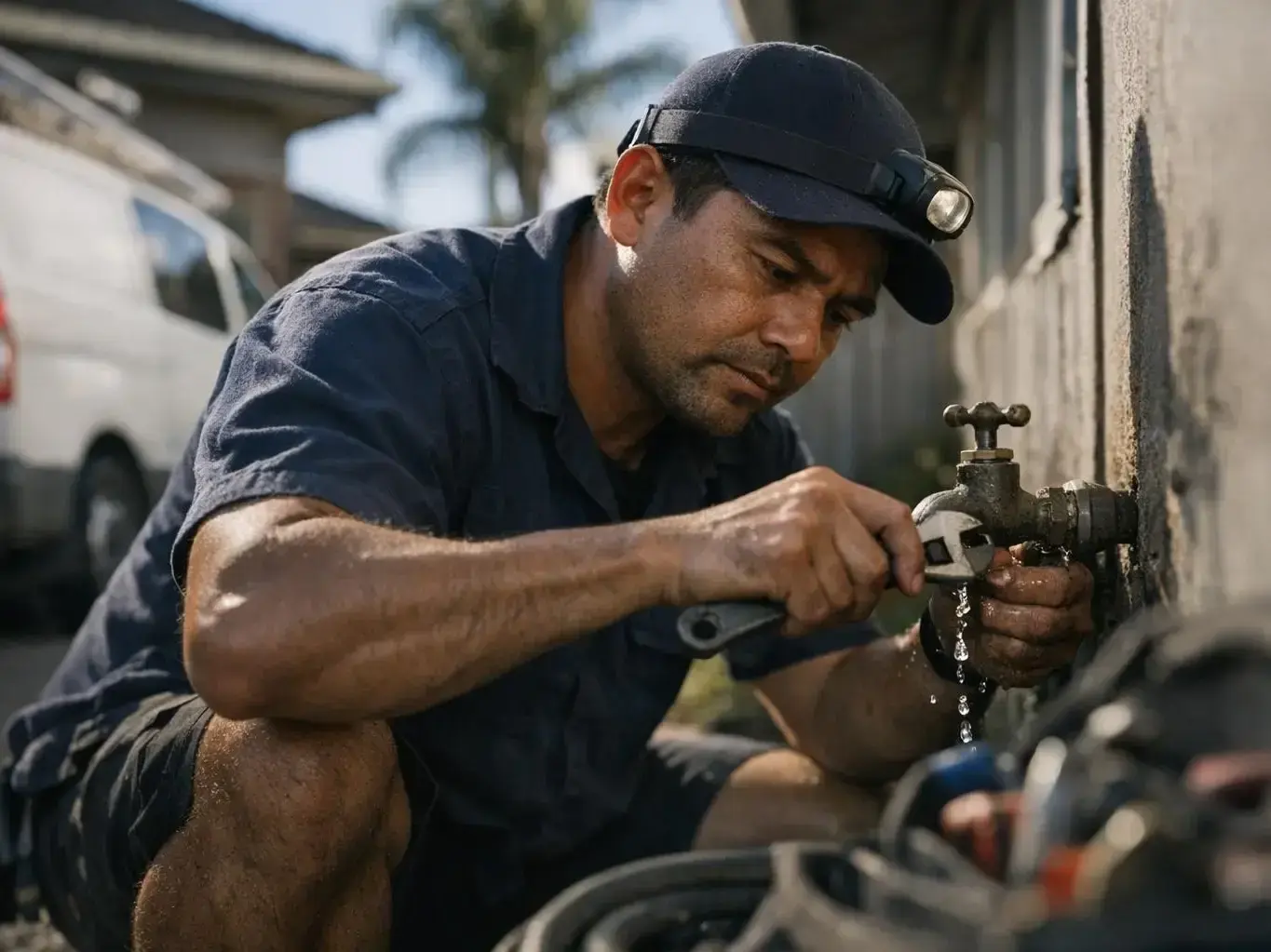 Emergency water shut-off valve location in Werribee residential property